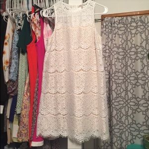 Adorably Chic White Lace Sundress